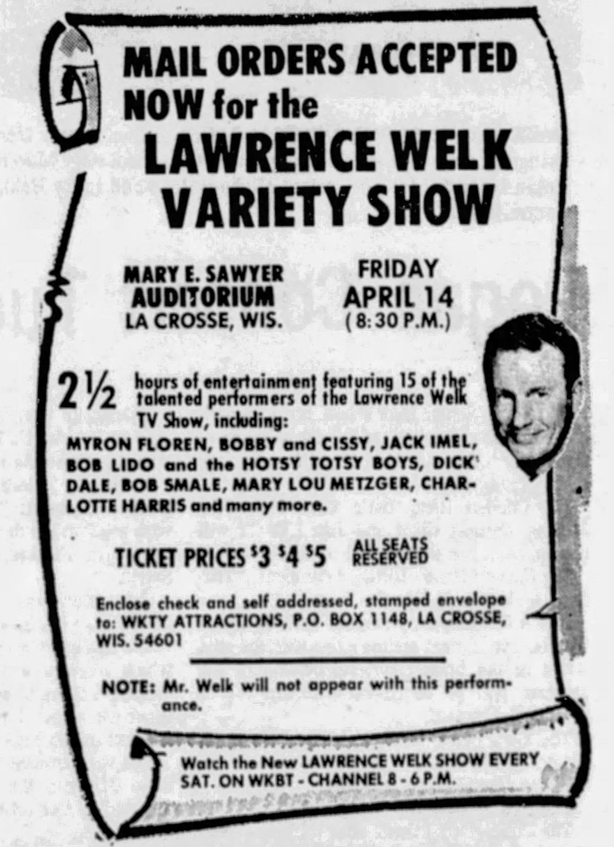 1972: Lawrence Welk Variety Show